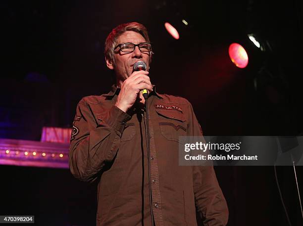 Mark Goodman attends George Ezra performs Private Concert For SiriusXM Listeners at The Box on April 19, 2015 in New York City.