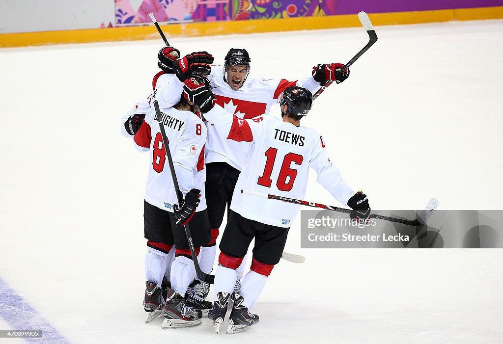 Ice Hockey - Winter Olympics Day 12 - Canada v Latvia