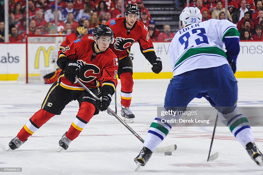 Vancouver Canucks v Calgary Flames - Game Three