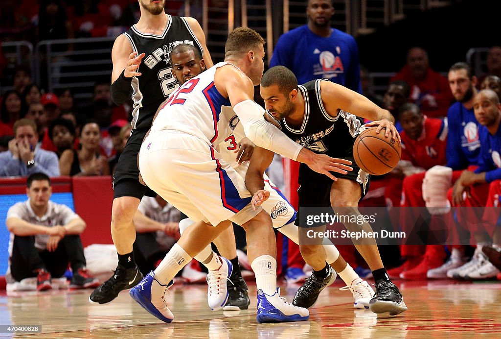 San Antonio Spurs v Los Angeles Clippers - Game One