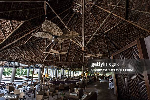 General view at the Tivoli Ecoresort Praia do Forte in Praia do Forte, about 80 km north from Salvador in Bahia state, which will host Croatia's...