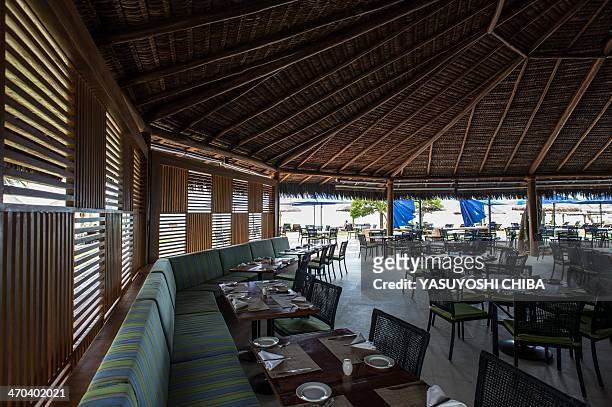 View of a reastaurant at the Tivoli Ecoresort Praia do Forte in Praia do Forte, about 80 km north from Salvador in Bahia state, which will host...