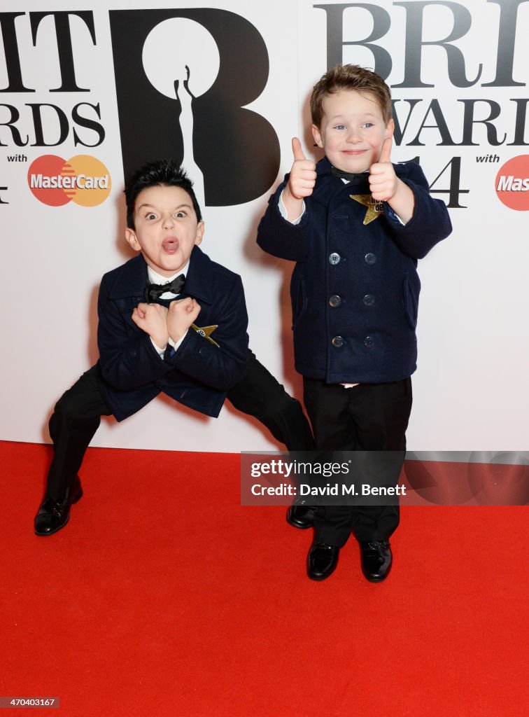 The BRIT Awards 2014 - Inside Arrivals