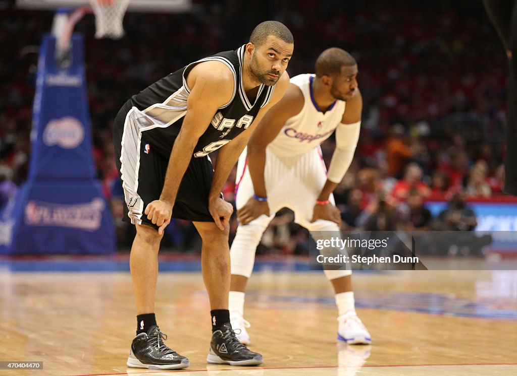 San Antonio Spurs v Los Angeles Clippers - Game One