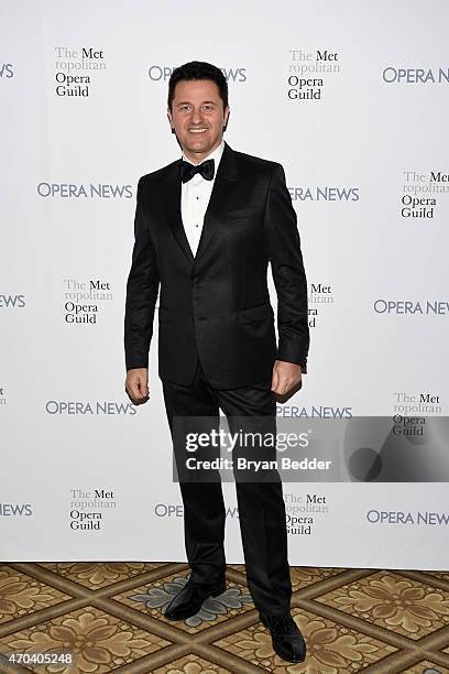 Opera Singer Piotr Beczala attends the 10th Annual Opera News Awards at The Plaza Hotel on April 19, 2015 in New York City.
