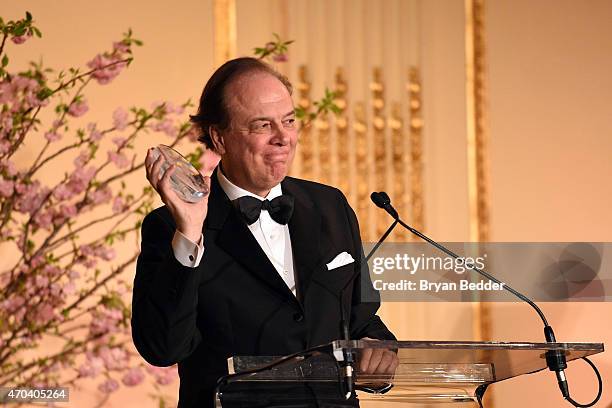 Opera Singer Ferruccio Furlanetto speaks onstage at the 10th Annual Opera News Awards at The Plaza Hotel on April 19, 2015 in New York City.