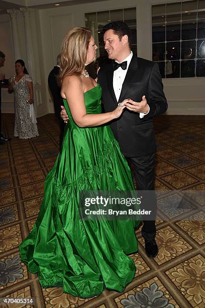 Opera Singers Sondra Radvanovsky and Piotr Beczala attend the 10th Annual Opera News Awards at The Plaza Hotel on April 19, 2015 in New York City.