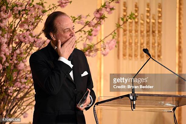 Opera Singer Ferruccio Furlanetto speaks onstage at the 10th Annual Opera News Awards at The Plaza Hotel on April 19, 2015 in New York City.