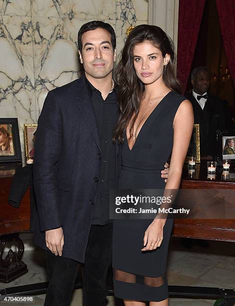 Mohammed Al Turki and Sara Sampaio attend "The Age of Adaline" premiere after party at The Metropolitan Club on April 19, 2015 in New York City.