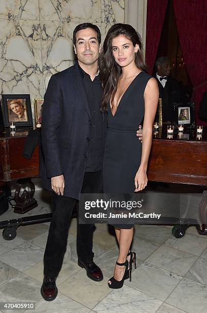 Mohammed Al Turki and Sara Sampaio attend "The Age of Adaline" premiere after party at The Metropolitan Club on April 19, 2015 in New York City.