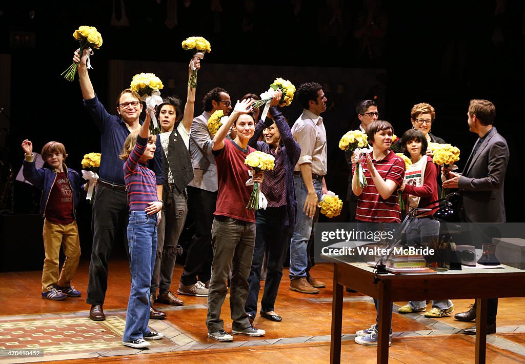 "Fun Home" Broadway Opening Night - Arrivals & Curtain Call