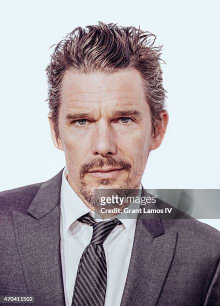 Ethan Hawke attends the premiere of 'Good Kill' during the 2015 Tribeca Film Festival at BMCC Tribeca PAC on April 19, 2015 in New York City.