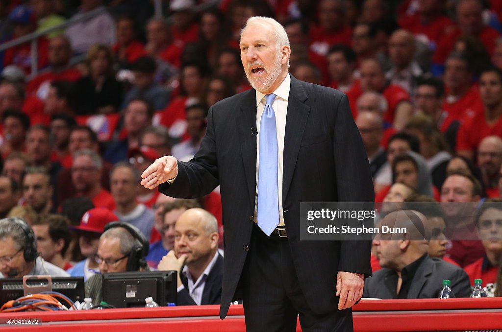 San Antonio Spurs v Los Angeles Clippers - Game One