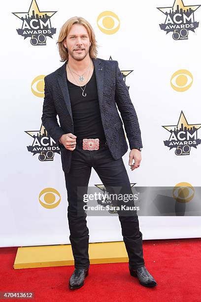 Recording artist Craig Wayne Boyd attends the 50th Academy Of Country Music Awards at AT&T Stadium on April 19, 2015 in Arlington, Texas.