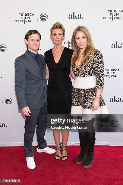 Director Hank Bedford, actress Faith Hill and producer Jen Gatien attend the Dixieland premiere during the 2015 Tribeca Film Festival at SVA Theater...