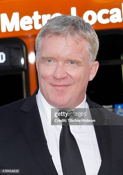 Anthony Michael Hall attends the premiere of 'The Water Diviner' at TCL Chinese Theatre on April 16, 2015 in Hollywood, California.