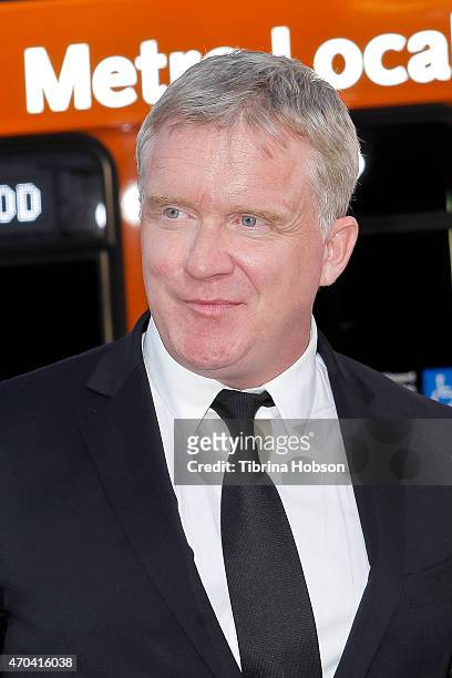 Anthony Michael Hall attends the premiere of 'The Water Diviner' at TCL Chinese Theatre on April 16, 2015 in Hollywood, California.