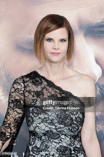 Kiersten Warren attends the premiere of 'The Water Diviner' at TCL Chinese Theatre on April 16, 2015 in Hollywood, California.