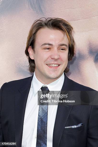 Ben O'Toole attends the premiere of 'The Water Diviner' at TCL Chinese Theatre on April 16, 2015 in Hollywood, California.