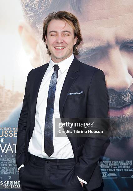 Ben O'Toole attends the premiere of 'The Water Diviner' at TCL Chinese Theatre on April 16, 2015 in Hollywood, California.