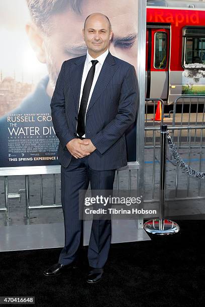 Steve Bastoni attends the premiere of 'The Water Diviner' at TCL Chinese Theatre on April 16, 2015 in Hollywood, California.