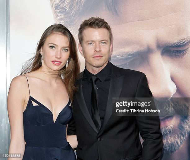 Elsa Cocquerel and Todd Lasance attend the premiere of 'The Water Diviner' at TCL Chinese Theatre on April 16, 2015 in Hollywood, California.