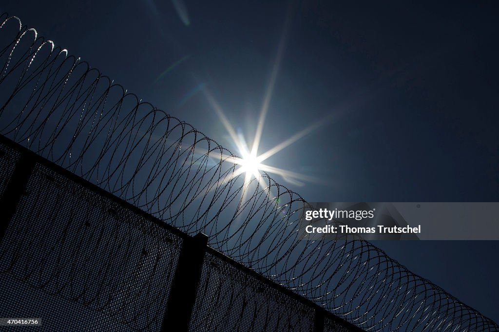 Barbwire Around A Prison