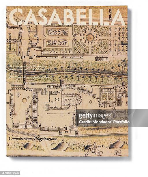 "Cover of Casabella, N. 520-521, January-February 1986, 20th Century, graphic, 31 x 28 cm Italy, Lombardy, Milan, Arnoldo Mondadori Editore. Whole...