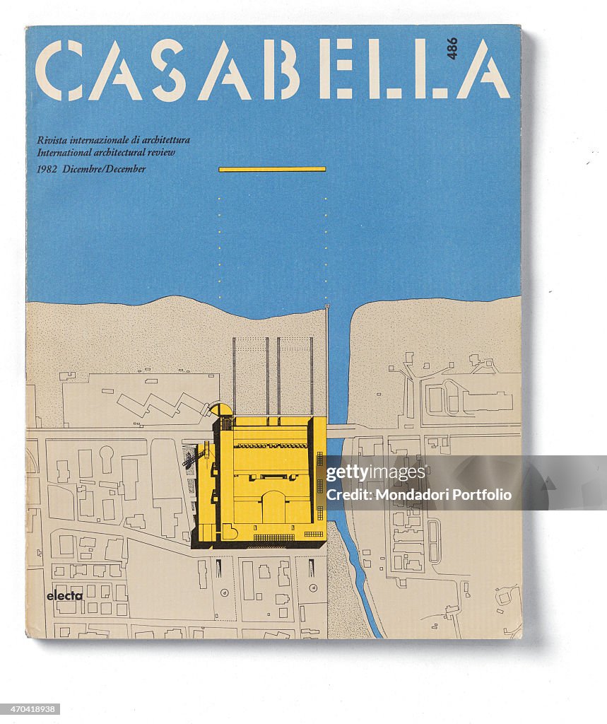 "Cover of Casabella, N. 486, December 1982, 20th Century, graphic, 31 x 24,5 cm"