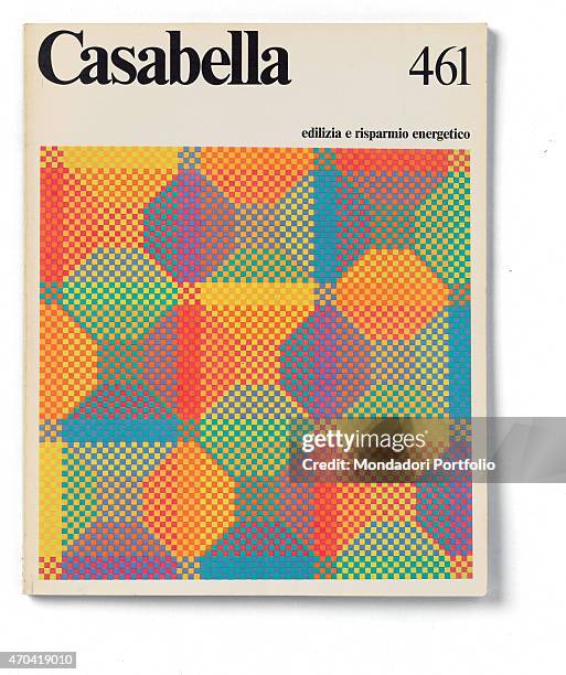 "Cover of Casabella, N. 461, September 1980, 20th Century, graphic, 31 x 24,5 cm Italy, Lombardy, Milan, Arnoldo Mondadori Editore. Whole artwork...