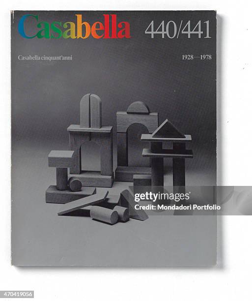 "Cover of Casabella, N. 440-441, October-November 1978, 20th Century, graphic, 31 x 24,5 cm Italy, Lombardy, Milan, Arnoldo Mondadori Editore. Whole...