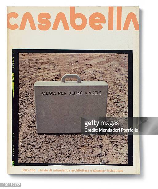 "Cover of Casabella, N. 392-393, August-September 1974, 20th Century, graphic, 31 x 24,5 cm Italy, Lombardy, Milan, Arnoldo Mondadori Editore. Whole...