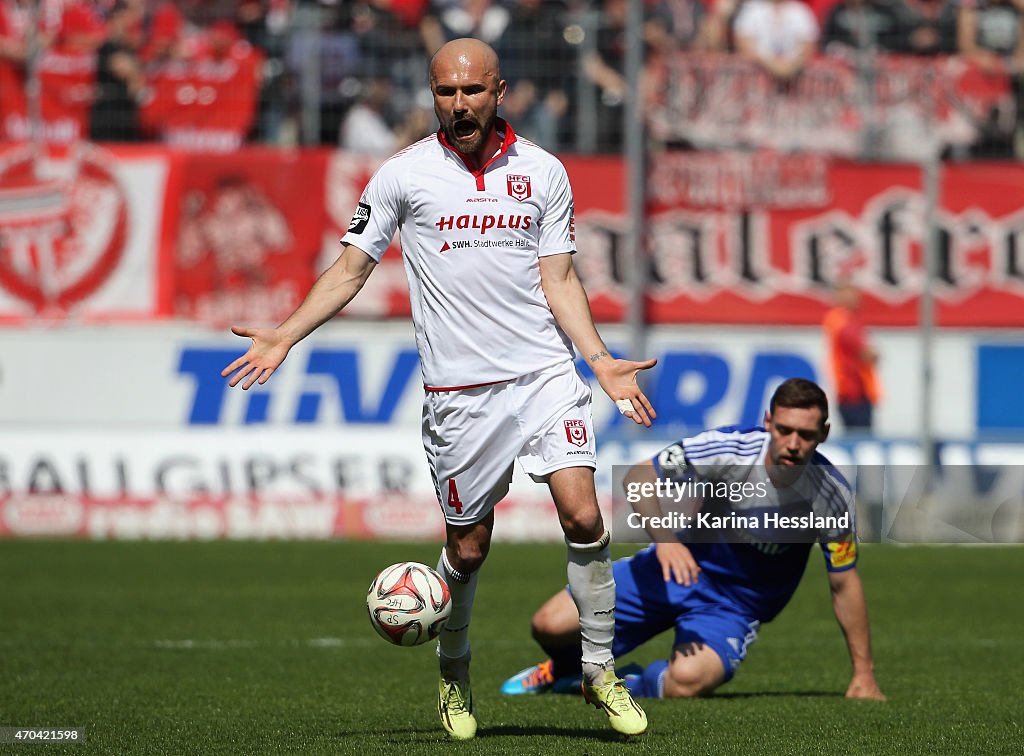 Hallescher FC v Holstein Kiel  - 3. Liga