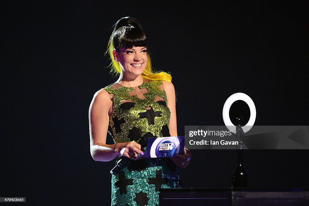 The BRIT Awards 2014 - Show