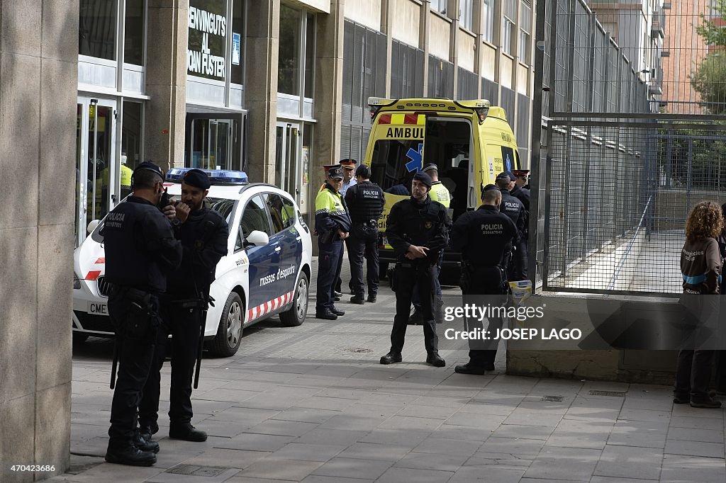 SPAIN-SCHOOL-CRIME-ARREST