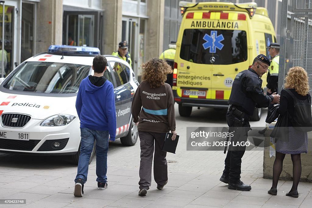 SPAIN-SCHOOL-CRIME-ARREST