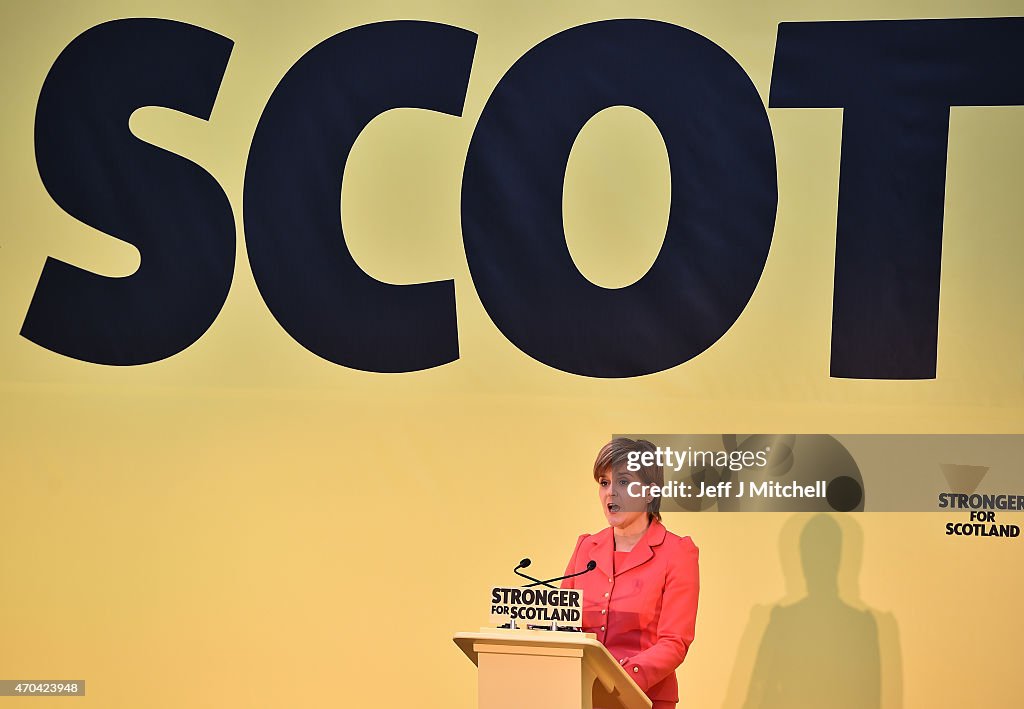 SNP Launch Their Manifesto In Edinburgh