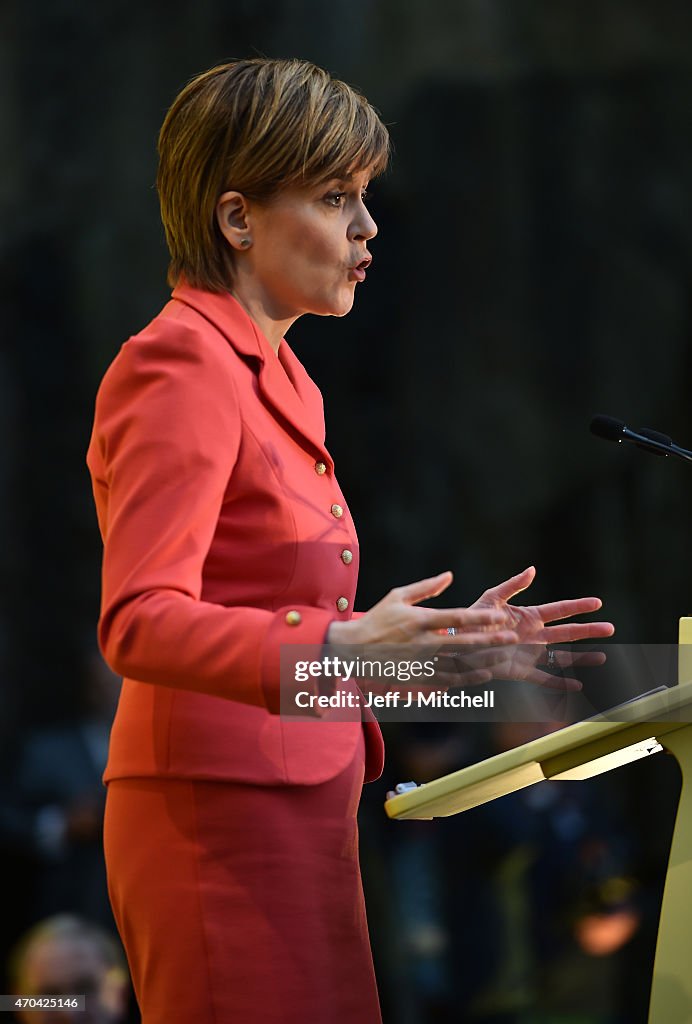 SNP Launch Their Manifesto In Edinburgh