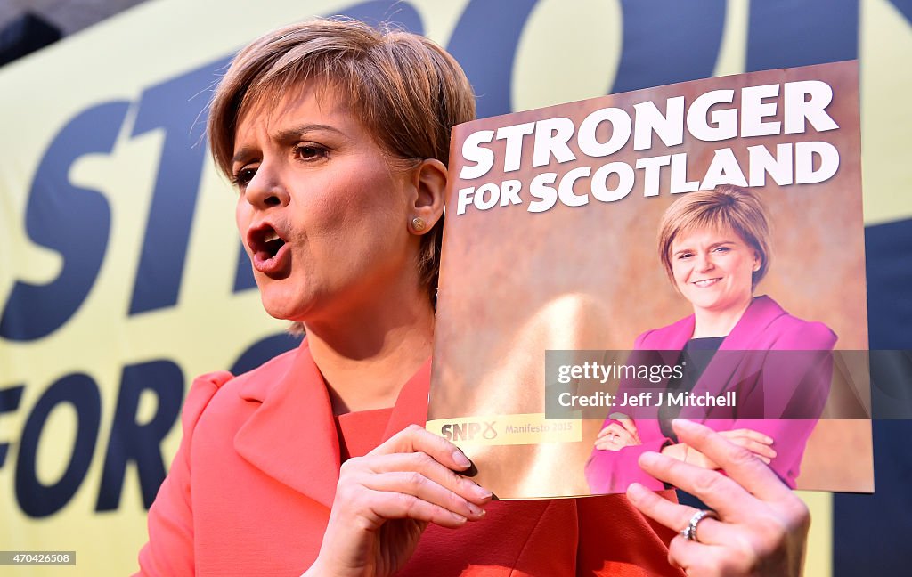 SNP Launch Their Manifesto In Edinburgh