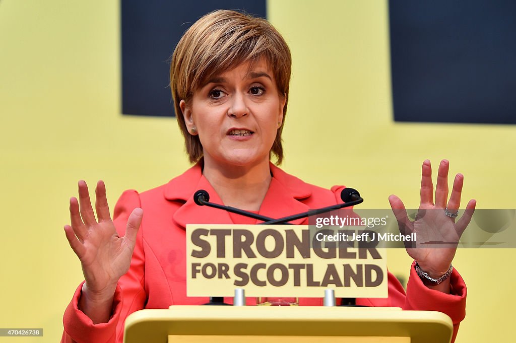 SNP Launch Their Manifesto In Edinburgh