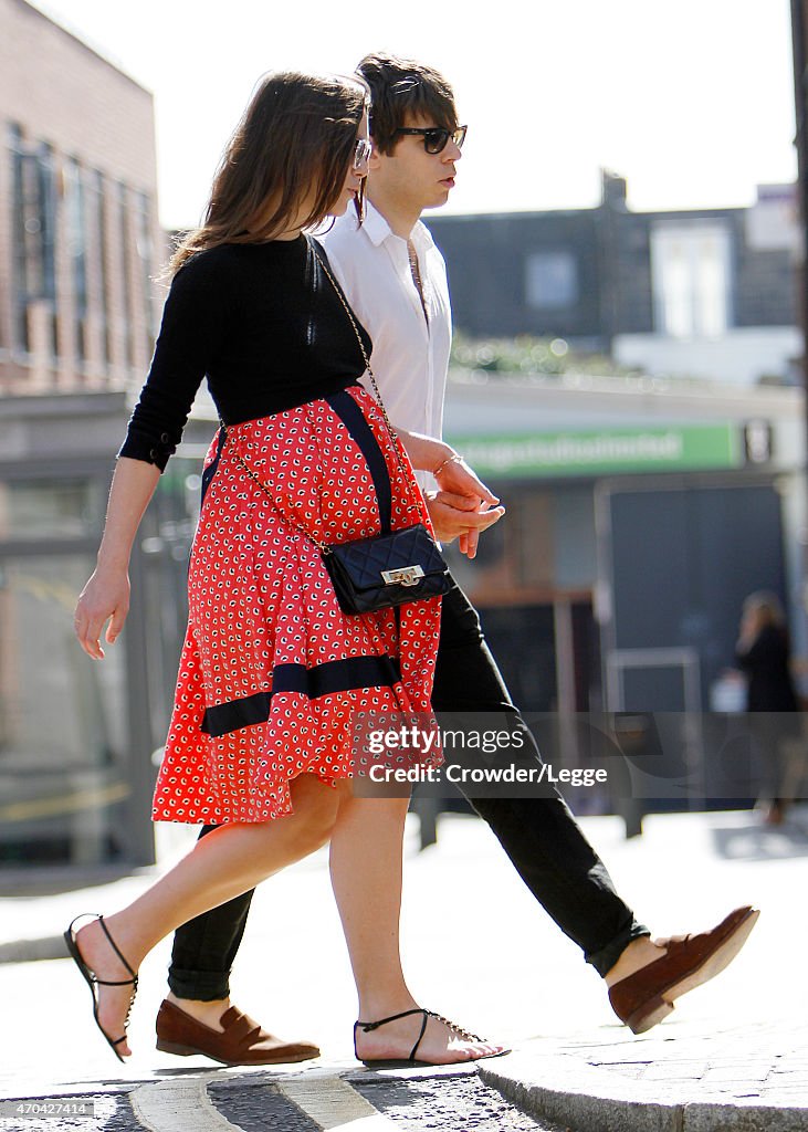 Keira Knightley & James Righton Sighting -  April 15,2015