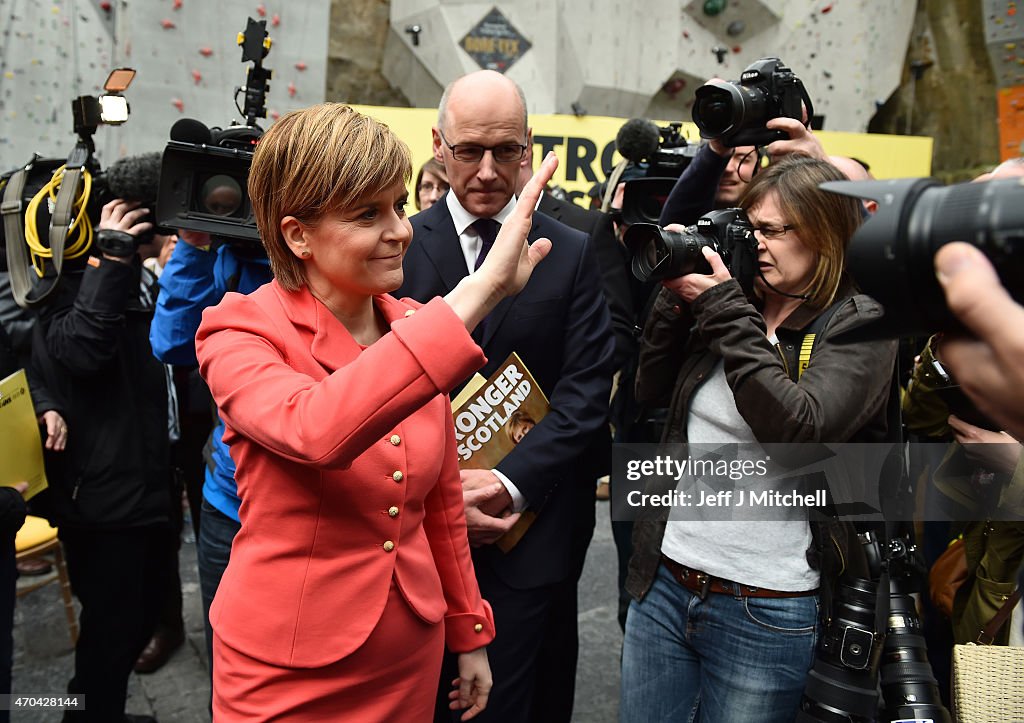 SNP Launch Their Manifesto In Edinburgh