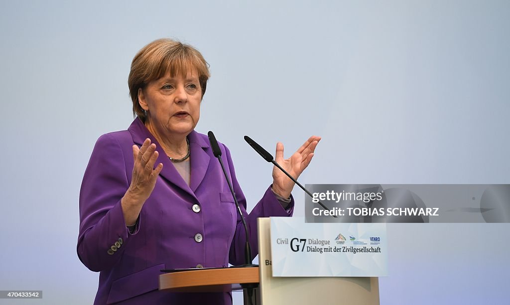 GERMANY-POLITICS-NGO-G7-MERKEL