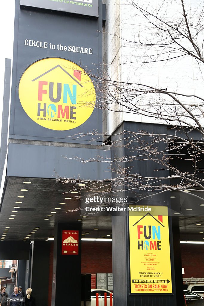 "Fun Home" Broadway Opening Night - Arrivals & Curtain Call