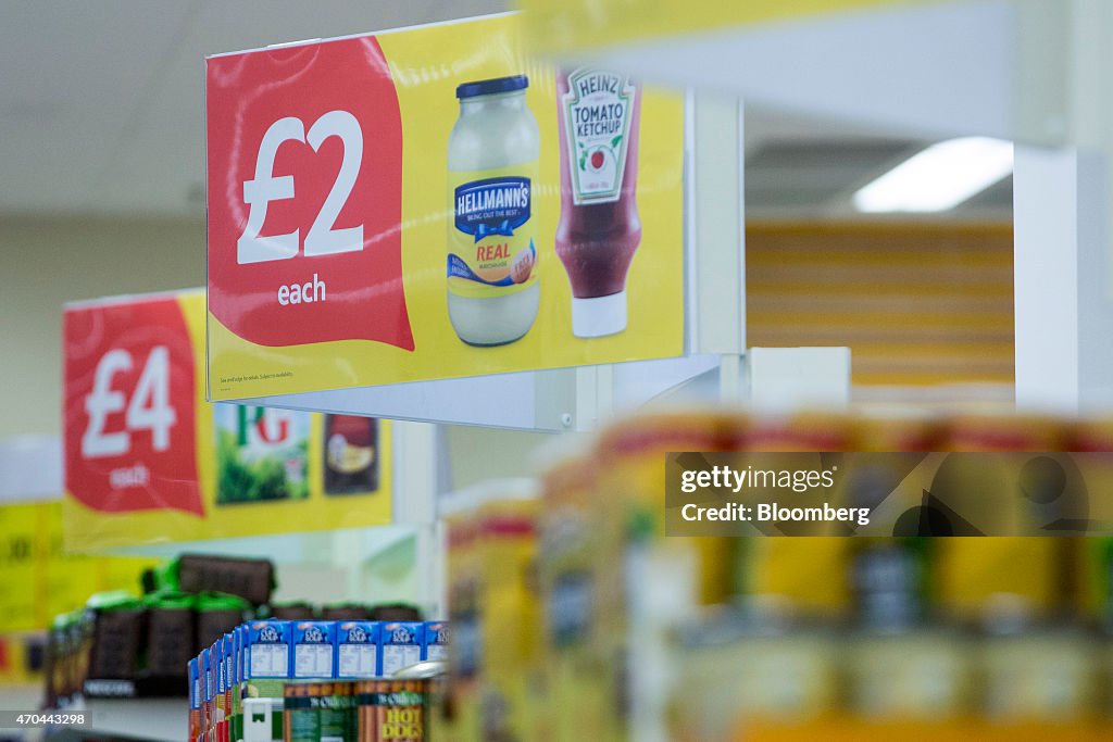 Retail Operations Inside A Tesco Plc Supermarket Grocery Store