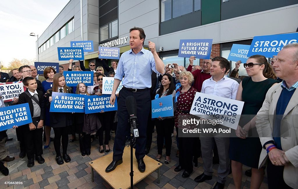 Conservatives Campaign In The Fourth Week Of The General Election