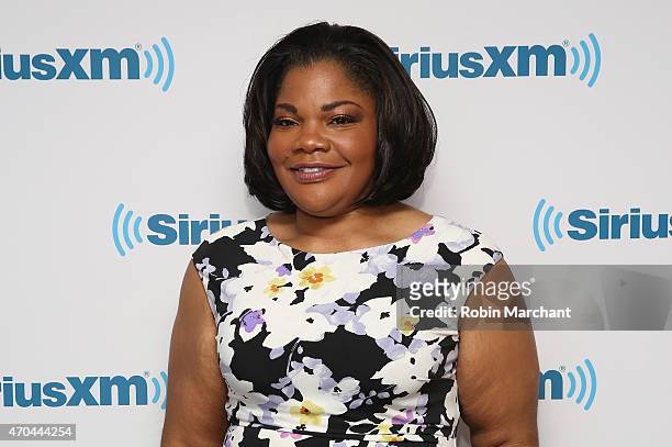 Mo'Nique visits at SiriusXM Studios on April 20, 2015 in New York City.
