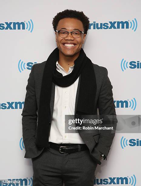 Julian Walker visits at SiriusXM Studios on April 20, 2015 in New York City.