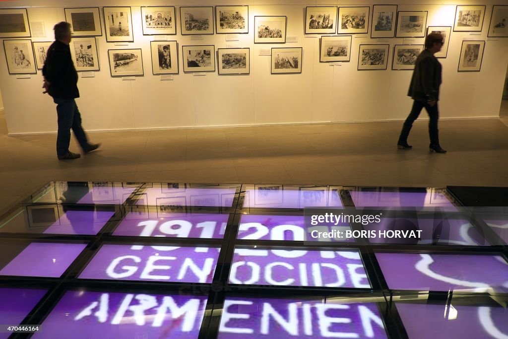 FRANCE-ARMENIA-TURKEY-HISTORY-GENOCIDE-CENTENARY-EXHIBITION