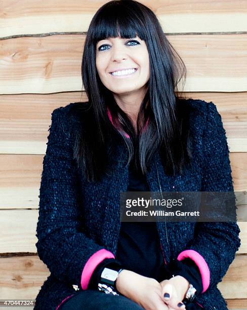 Tv presenter Claudia Winkleman is photographed for Red magazine on April 26, 2012 in London, England.